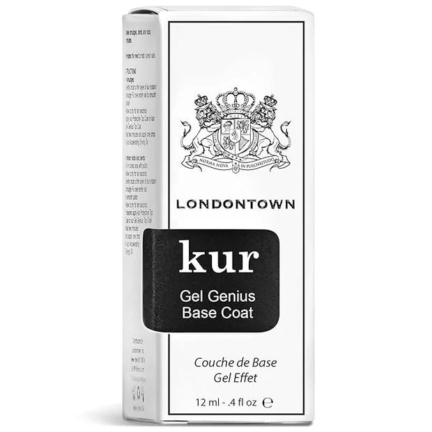 LONDONTOWN Kur Gel Genius Fast Drying KUR Gel Genius Fast Drying Base Coat, Vegan, Gluten-free, Paraben-free, Cruelty-free...