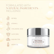 Retinol and Vitamin E Beauty Value Set - Serum, Moisturizer, Under Eye Pads & Face Sheet Masks - Product Image