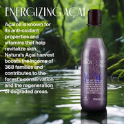 natura - Ekos Açaí Revitalizing Bundle - Hand cream & Exfoliating Shower Gel & Body Lotion - Vegan Skin Care - Brazilian B...