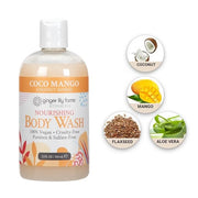 Ginger Lily Farms Botanicals Nourishing Body Wash, Coco Mango, 100% Vegan & Cruelty-Free, Coconut Mango Scent, 12 Fl Oz (P...
