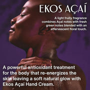Natura - Ekos Açaí Hand Cream - Anti-Dullness Hand Balm - Recharge the Skin - Fast Absorption - Skin Moisturizer - Vegan S...