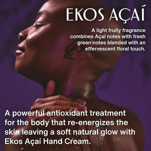 Natura - Ekos Açaí Hand Cream - Anti-Dullness Hand Balm - Recharge the Skin - Fast Absorption - Skin Moisturizer - Vegan S...
