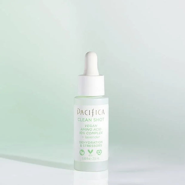Face Serum by Pacifica - Clean Shot Vegan Amino Acid 10% Complex10% Solution l – Balancing Facial Serum for Oily & All Ski...
