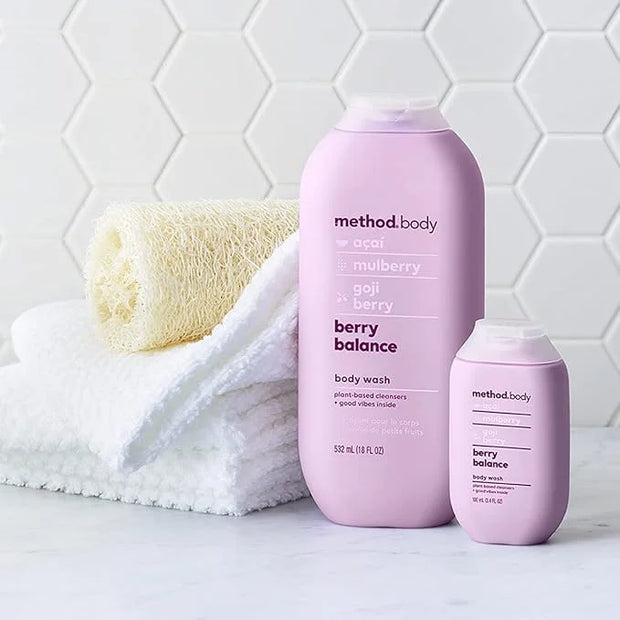 Method Body Wash, Berry Balance, Paraben and Phthalate Free, 18 oz (Pack of 6) - Product Image