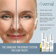 Vernal Anti Wrinkle Eye Cream - Vitamin C and Hyaluronic Acid Infused Collagen Eye Cream, Dark Circle Depuffing Eye Bag Cr...