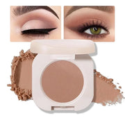Pressed Single Matte Eyeshadow Palette, Brown eyeshadow For Old Women, Pigmented Waterproof Sombras Para Ojos, Single Pres...