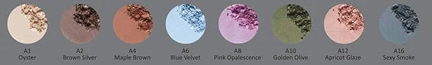 Sexy Smoke Dark Grey Iron Charcoal Matte Pressed Powder Single Vegan Eyeshadow; Talc, Paraben & Cruelty Free - Product Image