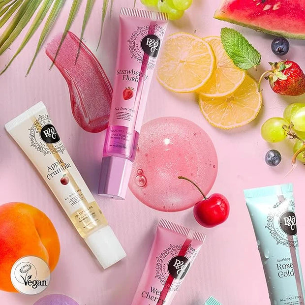 ROSÉE & CO Rosee Lip Gloss Vegan & Cruelty Free Treatment, Professional Make up, Long Lasting Glossy with Shea Butter, Moi...
