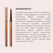 Heroine Make by KISSME Soft Define Waterproof Cream Pencil Eyeliner, Long-Lasting Natural Shades, 0.1g Punched Eyeliner Ov...