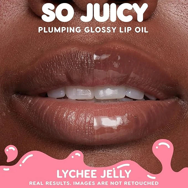 Colourpop So Juicy Plumping Glossy Lip Oil - Hydrating & Plumping Lip Oil with a Sheer Wash of Non-Sticky Color - Infused ...