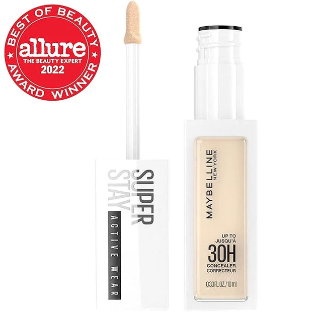 Maybelline Super Stay Liquid Concealer Makeup, Full Coverage Concealer, Up to 30 Hour Wear, Transfer Resistant, Natural Ma...