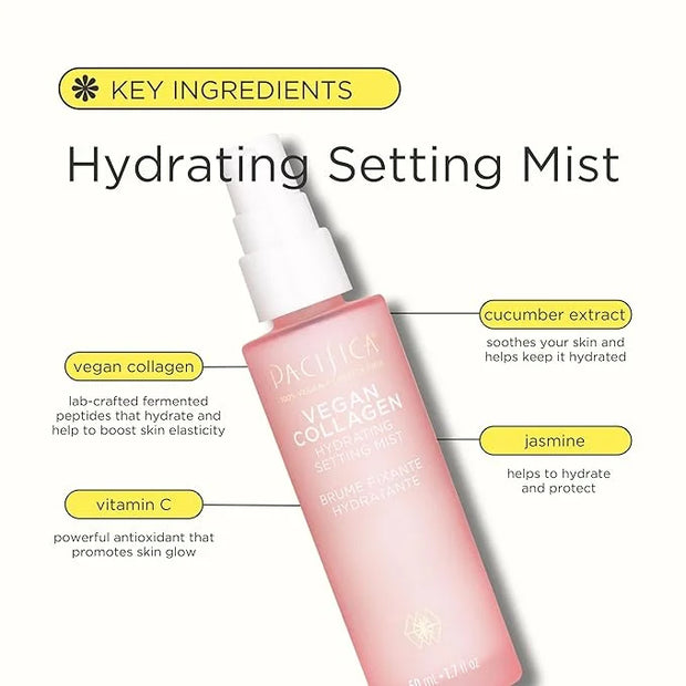 Pacifica Kind Glaze Dewy Glow Primer – Hydrating Illuminating Face Primer for Dewy Skin, Infused with Vegan Collagen & Squ...