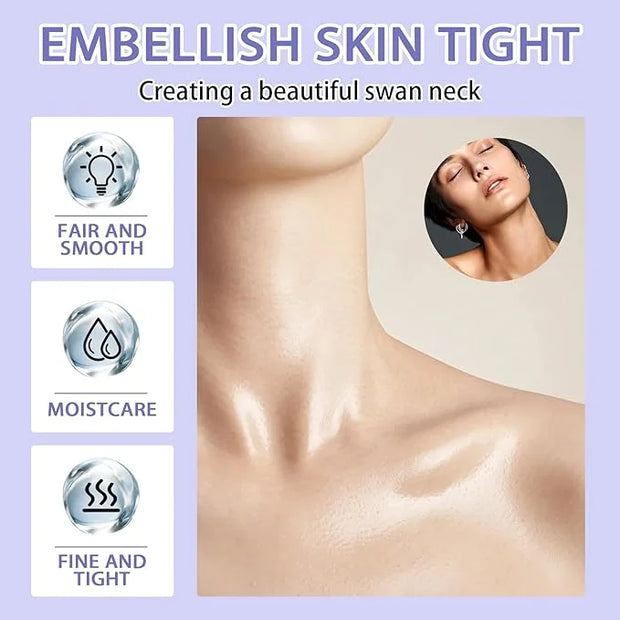 Neck Firming Mask Set,Non-greasy Tighten Lift Firming Neck Mask Skincare Moisturizer, 10 Pieces Deep Moisturizing Masks fo...