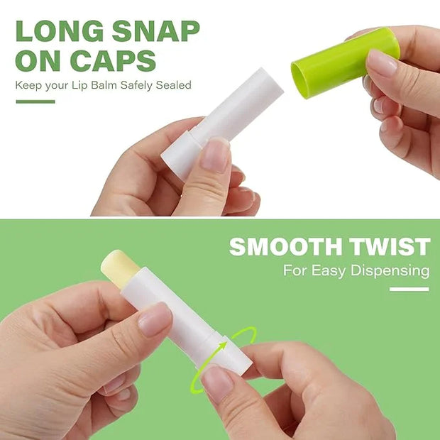 LotFancy Lip Balm Tubes Empty, 28Pcs