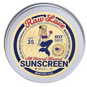 Raw Love Reef Safe Sunscreen SPF 35 | Mexico & Hawaii Approved Biodegradable Sunscreen | Travel Friendly, Water Resistant,...