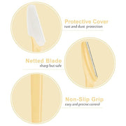 12 Pcs Eyebrow Razors, Face Razors Multipurpose, Exfoliating Dermaplaning Tools, Eyebrow Trimmers Shaver with Safety Cover...