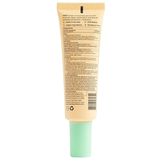 SPF 50 with Algae, Aloe & Antioxidants, Broad Spectrum Sunscreen Non-Aerosol, Hawaii Reef Compliant - Octinoxate, Oxybenzo...