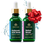 Tree of Life Beauty Facial Skin Care Set, Brightening, Firming, Hydrating, Dry Face, Dermatologist Tested - Retinol Serum ...