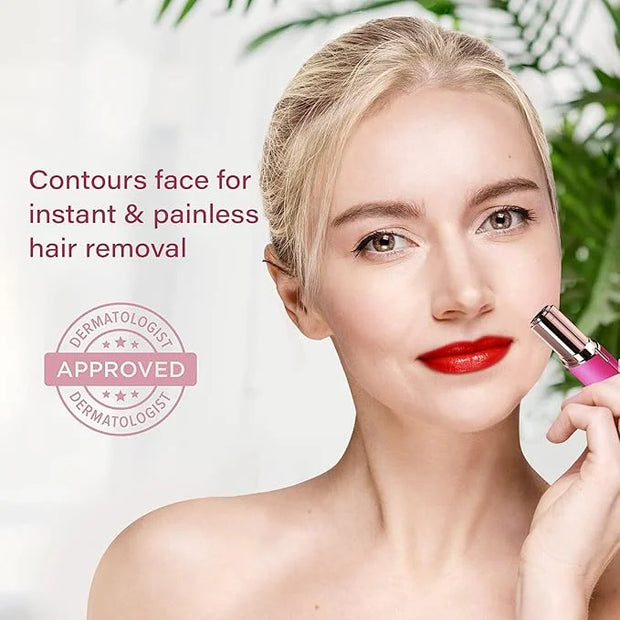 Facial Hair Removal for Women | Electric Razor Device Small Mustache Dermaplaning Remover Tools Tweezers Epilator Trimmer ...