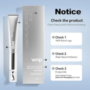 Eye Cream|Wrinkle Eraser Massaging Eye Cream, Multi-peptide Firming Eye Tightener, Anti-Aging Eye Cream for Puffiness and ...