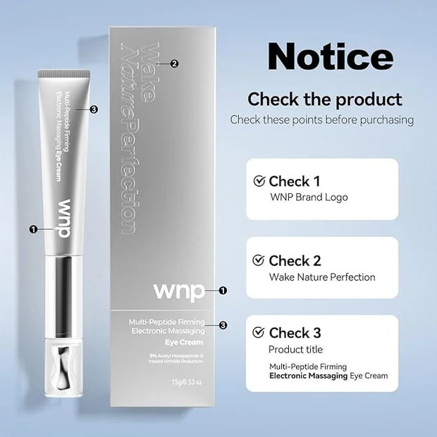 Eye Cream|Wrinkle Eraser Massaging Eye Cream, Multi-peptide Firming Eye Tightener, Anti-Aging Eye Cream for Puffiness and ...