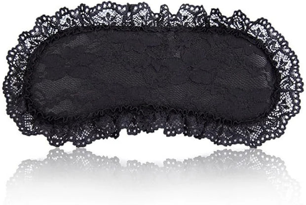 Soft Lace Eye Mask Party Ribbon Accessories, Eye Mask Comfortable Sleep Mask Can Be Adjusted to Shading Eyes, Travel,Home,...
