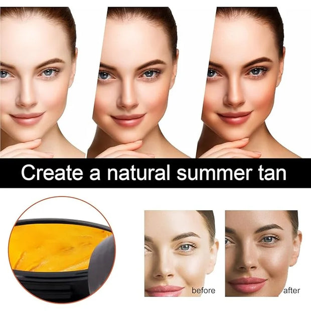 2pcs Shine Brown Tanning Gel & Aloe Vera Gel Set, Tanning Accelerator Cream for Outdoor Sun and Sunbeds, Dark Tanning Gel ...