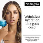 Neutrogena Hydro Boost Water Gel with Signature Fragrance, Hyaluronic Acid Face Moisturizer for Normal to Oily Skin, Deliv...