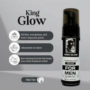 Self-Tanner for Men | King Glow - Water-Based, Fast-Drying Sunless Tanning Foam for Body and Face - Natural Tan Without th...