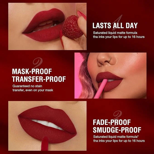 BestLand 12Pcs Matte Liquid Lipstick +
