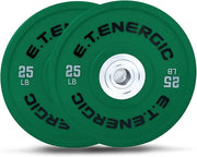 10LB/25LB/35LB/45LB/55LB Bumper Plates Odorless with 2" Opening Olympic - Product Image