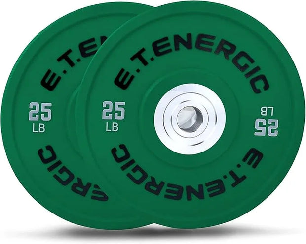 10LB/25LB/35LB/45LB/55LB Bumper Plates Odorless with 2" Opening Olympic - Product Image