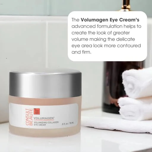 Consult Beaute Volumagen - Collagen Eye Cream - Hydrating - Plumping - Targets Deep Under Eye Hollows - Visibly Smoothen L...