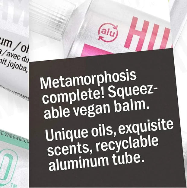 Hurraw! Balmtoo Squeezable Balm, Unscented: Thick Organic.