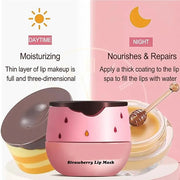 3Pcs Honey Lip Balm Honey Pot, Exfoliator,