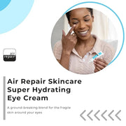 Air Repair Under Eye Cream for Wrinkles, Puffiness, Under Eye Bags, and Dark Circles with Ceramides + Vitamin C, Daily Ant...