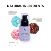 7E Wellness:Anti-Aging Peptide Serum, Anti-Wrinkle Copper Peptide Serum With Hyaluronic Acid & Polypeptides - Supports Col...