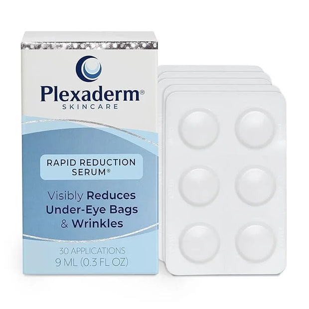 Plexaderm Rapid Reduction Eye Serum - Visibly Reduces Under-Eye Bags, Wrinkles, Dark Circles, Fine Lines & Crow's Feet Ins...