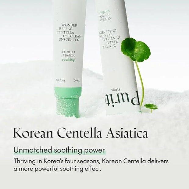 PURITO Centella Unscented Eye Cream, Korean Centella, for Sensitive Skin, Soothing, Facial Eye Cream for face, Dark Circle...