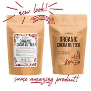 Organic Cocoa Butter Raw Unrefined - Food Grade USDA Certified - for Scars, Stretch Marks Cream - 100% Cocoa Butter Raw Or...
