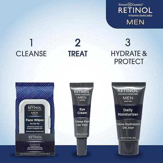 Retinol Men’s Eye Cream – The Original Retinol Eye Treatment For Men – Targets Under-Eye Area to Reduce Puffiness & Dark C...
