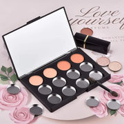 Empty Magnetic Eyeshadow Makeup Palette with Mirror