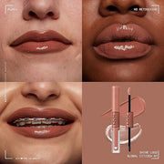 NYX PROFESSIONAL MAKEUP Shine Loud, Long-Lasting Liquid Lipstick with Clear Lip Gloss - Global Citizen (Medium Neutral Nud...