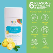 PLAY PITS - Natural Kids Whole Body Deodorant - Safe for Girls and Boys w/Sensitive Skin of All Ages - Clean, Non-Toxic, &...