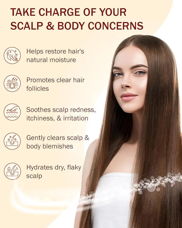 3% BHA Folliculitis Shampoo - Clarifying Shampoo with Salicylic Acid, Tea Tree Oil & Chamomile Extracts - Ideal for Flaky,...