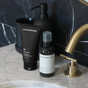 HOMMEFACE Men’s 2-Step Daily Skincare Kit + 5 Facial Sheet Mask Set Bundle - Product Image