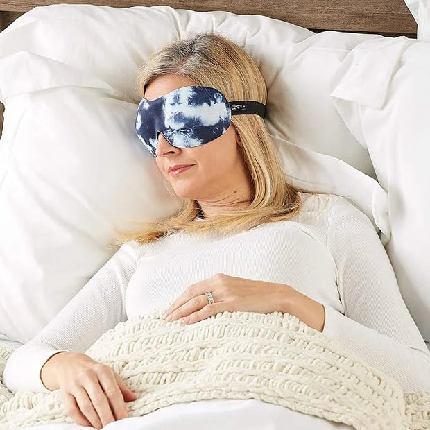 Bucky 40 Blinks No Pressure Printed Eye Mask for Travel & Sleep, Tie-Dye, One Size - Product Image