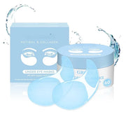 Under Eye Masks 60PCS – Retinol & Collagen Eye Patches for Dark Circles and Puffiness, Hydrating Cooling Under Eye Pads fo...