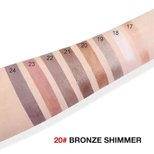 evpct Bronze Shimmer Cream Eye Shadow Brightener Sticks Set for Eyes, Bronze Shimmery Matte Pencil Eye shadow Applicator S...