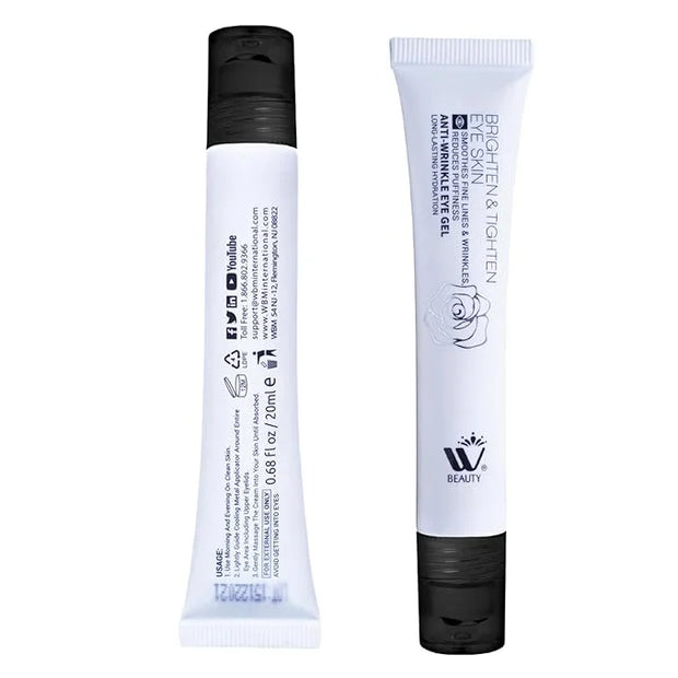 Eye Cream with Metal Roller | Anti-Aging Eye Treatment for Dark Circles, Puffiness & Wrinkles | Hyaluronic Acid, Retinol &...